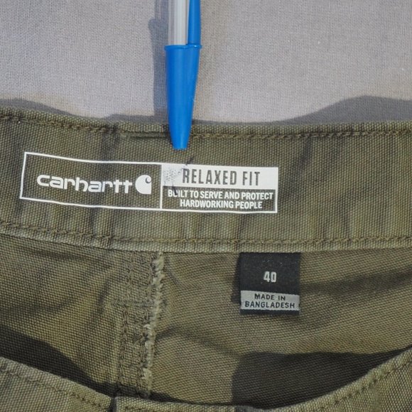 Carhartt Shorts Mens 40 Cargo Brown Rugged Relaxed Work Hike Capsule Preppy - Picture 6 of 12